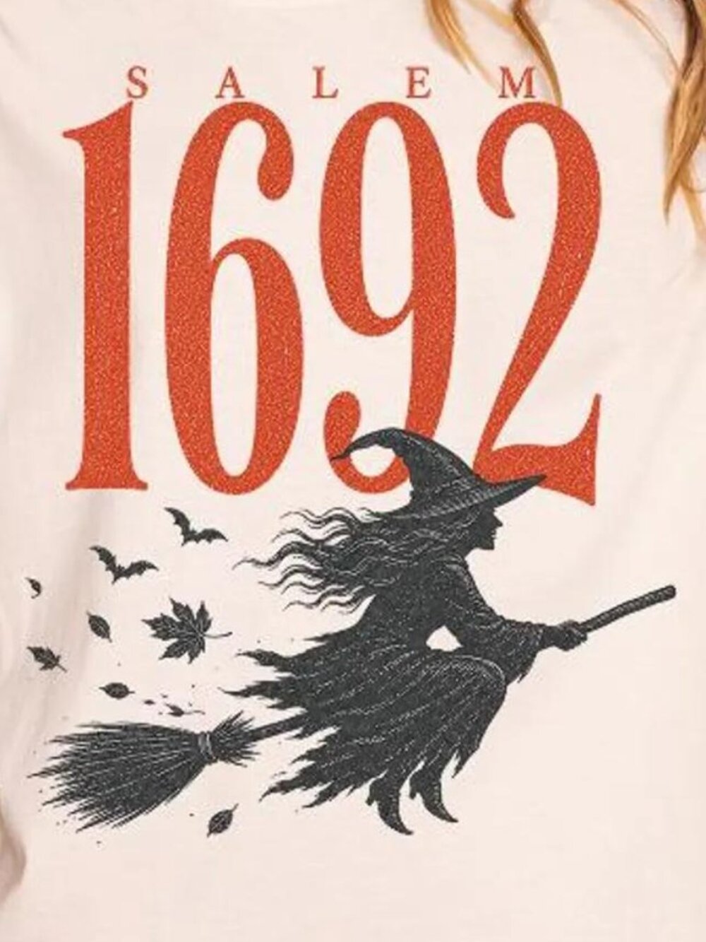 Salem 1692 Witch Shirt, Halloween Graphic Tee, Witchy Retro T-Shirt - Picture 2 of 4